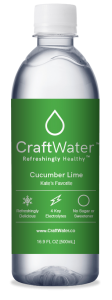 Cucumber Lime Flavored Water with Electrolytes