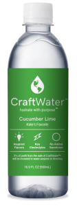 Cucumber Lime Flavored Water with Electrolytes