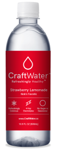 Strawberry Lemonade Flavored Water with Electrolytes